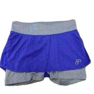 REI Purple Athletic Gray  Running Shorts Skort Skirt Medium Tennis Hiking